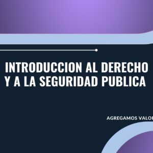Taller de derecho y seguridad pública