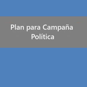Plan para Campaña Política